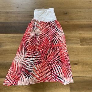 Maternity maxi skirt